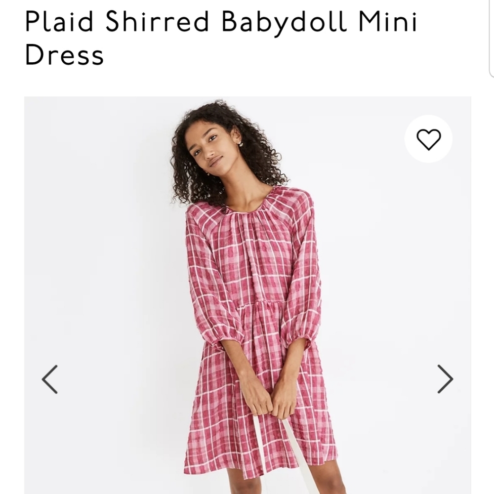 Madewell Babydoll Dress